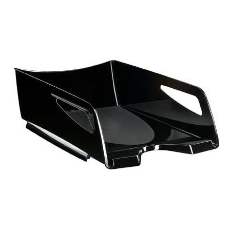 Bandeja sobremesa cep maxi de gran capacidad plastico negro 386x270x115 mm