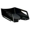 Bandeja sobremesa cep maxi de gran capacidad plastico negro 386x270x115 mm