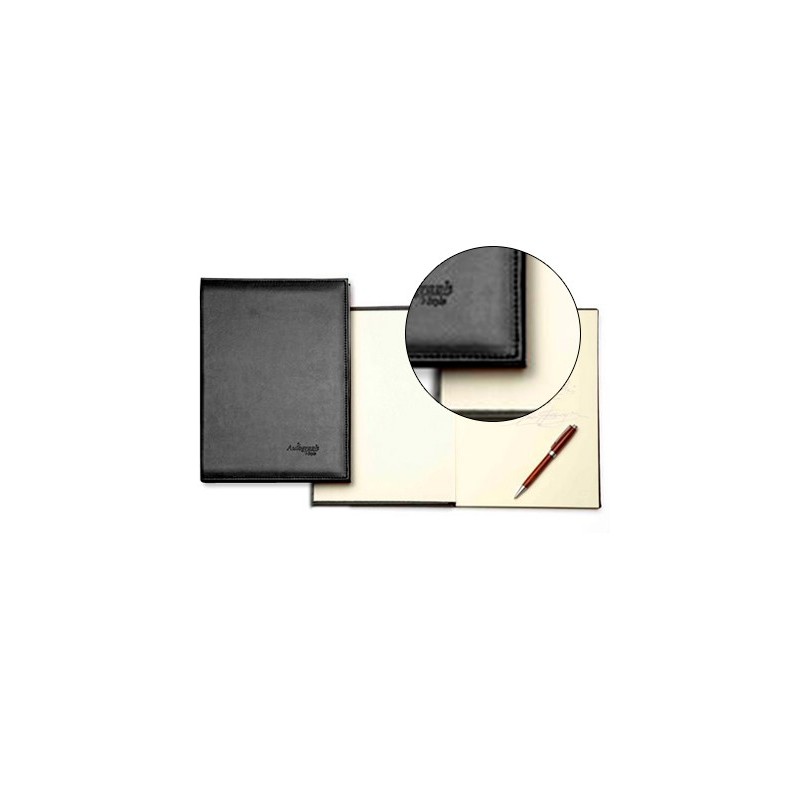 Libro de firmas autograph 6876 tapa acolchada negra 305x210 mm