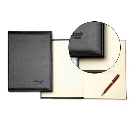 Libro de firmas autograph 6876 tapa acolchada negra 305x210 mm
