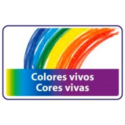 Lapices cera plastidecor caja de 36 colores surtidos
