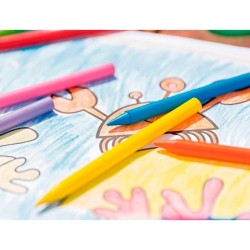 Lapices cera plastidecor caja de 36 colores surtidos