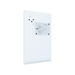 Pizarra rocada magnetica blanca con sistema ski whiteboard 100x150 cm