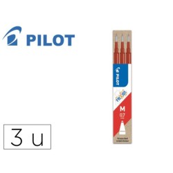 Recambio boligrafo pilot frixion ball rojo caja de 3 unidades