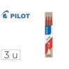 Recambio boligrafo pilot frixion ball rojo caja de 3 unidades