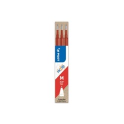 Recambio boligrafo pilot frixion ball rojo caja de 3 unidades