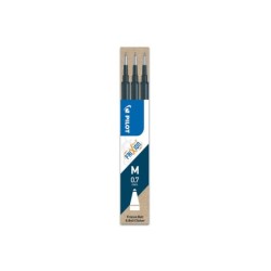 Recambio boligrafo pilot frixion ball negro caja de 3 unidades