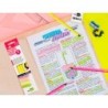 Lapices fluorescente liderpapel jumbo neon amarillo