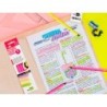 Lapices fluorescente liderpapel jumbo neon rosa