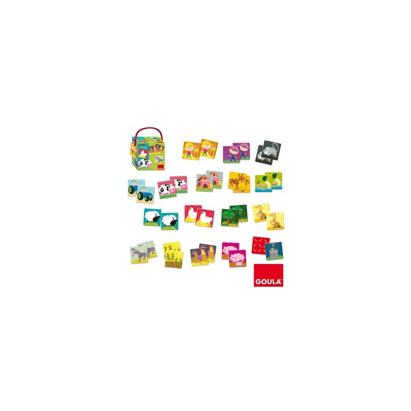 Juego diset didactico memo granja Juego diset didactico memo granja