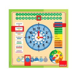 Reloj calendario diset castellano