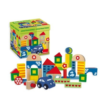 Juego diset didactico pack 41 piezas arquitecturas
