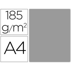 Cartulina guarro din a4 gris perla 185 gr paquete 50 hojas