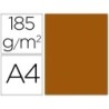 Cartulina guarro din a4 cuero 185 gr paquete 50 hojas