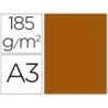 Cartulina guarro din a3 cuero 185 gr paquete 50 hojas