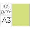 Cartulina guarro din a3 verde manzana 185 gr paquete 50 hojas