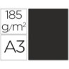 Cartulina guarro din a3 negro 185 gr paquete 50 hojas