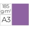 Cartulina guarro din a3 violeta 185 gr paquete 50 hojas