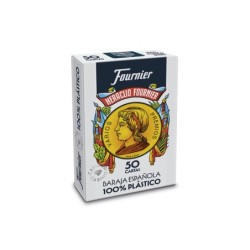 Baraja fournier española 100% plastico 50 cartas