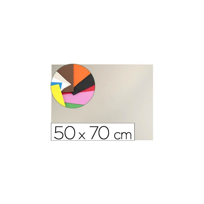 Goma eva liderpapel 50x70cm 60g/m2 espesor 1.5mm carne