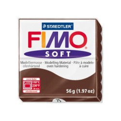Pasta staedtler fimo soft 57 gr color chocolate