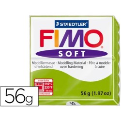 Pasta staedtler fimo soft 57 gr color verde manzana