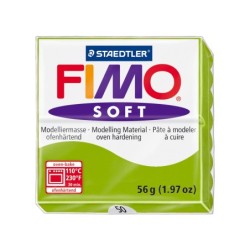 Pasta staedtler fimo soft 57 gr color verde manzana