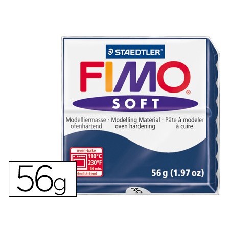 Pasta staedtler fimo soft 57 gr color azul windsor