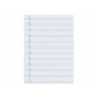 Recambio liderpapel cuarto pautaguia 100 hojas 75 g cuadriculado pautado 4 mm con margen 6 taladros