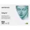 Bloc dibujo liderpapel artistico encolado 594x420mm 246 hojas 120g/m2 sin recuadro