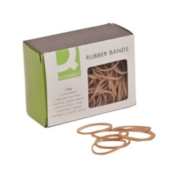 Gomillas elasticas q-connect 100 gr numero 6 60 x 2 mm