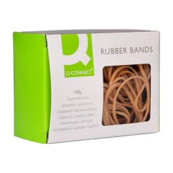 Gomillas elasticas q-connect 100 gr numero 6 60 x 2 mm