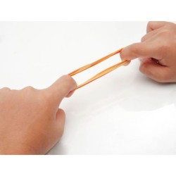 Gomillas elasticas q-connect 100 gr numero 7 70 x 2 mm