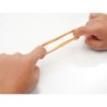 Gomillas elasticas q-connect 100 gr numero 7 70 x 2 mm