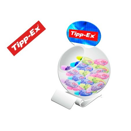 Corrector tipp-ex micro tape twist 5 mm x 8 m expositor de 60 unidades