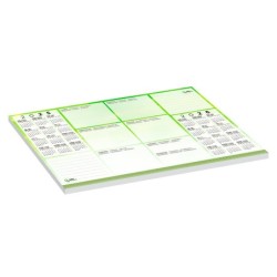 Planning sobremesa semanal liderpapel 40x60 cm 80 gr 60 hojas 2025-2026