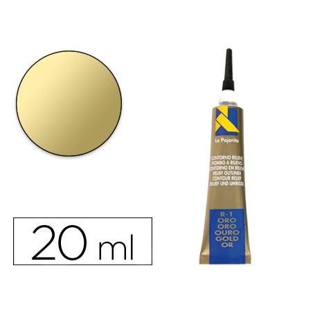 Contorno relieve la pajarita oro r-1 tubo 20 ml