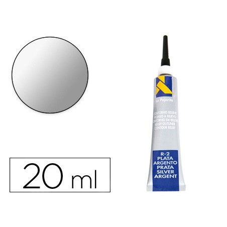 Contorno relieve la pajarita plata r-2 tubo 20 ml