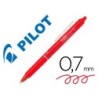 Boligrafo pilot frixion clicker borrable 0,7 mm color rojo