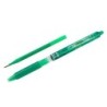 Boligrafo pilot frixion clicker borrable 0,7 mm color verde