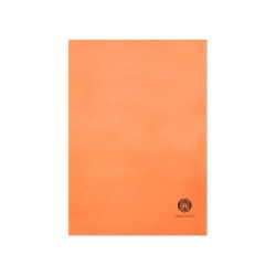 Subcarpeta cartulina q-connect din a4 naranja con ventana transparente 120 g/m2