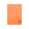 Subcarpeta cartulina q-connect din a4 naranja con ventana transparente 120 g/m2