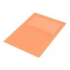 Subcarpeta cartulina q-connect din a4 naranja con ventana transparente 120 g/m2