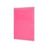 Subcarpeta cartulina q-connect din a4 rosa con ventana transparente 120 g/m2