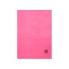Subcarpeta cartulina q-connect din a4 rosa con ventana transparente 120 g/m2