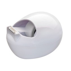Portarrollo sobremesa scotch color blanco c-36 karim de 7,5 mt x 19 mm incluye rollo de cinta adhesiva magic