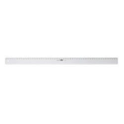 Regla mr 50 cm plastico transparente