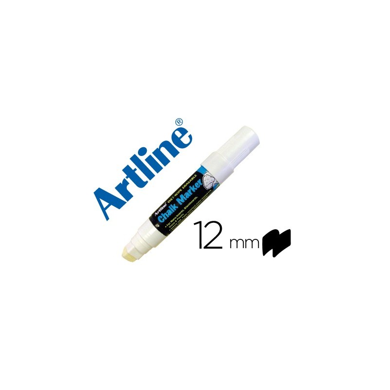 Rotulador artline pizarra verde negra epw-12 mm color blanco