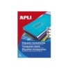 Etiqueta adhesiva apli translucidas 1225 210x297 mm fotocopiadora laser caja con 20 etiquetas