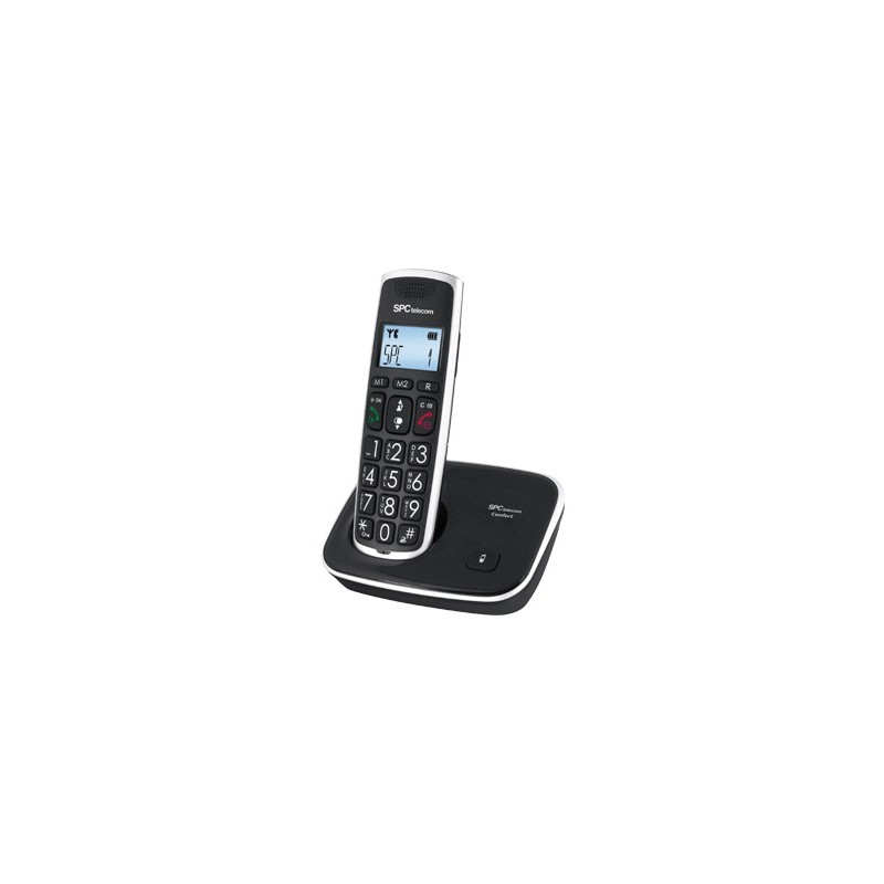 Telefono inalambrico spc telecom 7608n teclas digitos y pantalla extra grandes compatible audifonos Telefono inalambrico spc telecom 7608n teclas digitos y pantalla extra grandes compatible audifonos